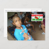 Liebe-Bulgarien-Postkarte 1 Postkarte (Vorne/Hinten)