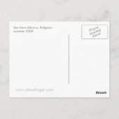 Liebe-Bulgarien-Postkarte 1 Postkarte (Rückseite)