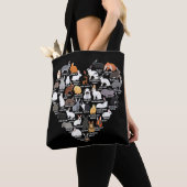 Liebe Bunnies Funny Rabbit Heart Tasche (Von Nahem)