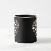 Liebe Bunnies Funny Rabbit Heart Tasse (Zentrum)
