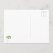 Liebe Bunnies New Baby Herzlichen Glückwunsch Ankündigungspostkarte (Rückseite)