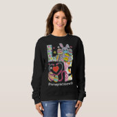 Liebe Bunnies Stethoscope Nurse Practitioner Life Sweatshirt (Vorne ganz)