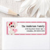 Liebe Bunnies Valentine's Day Address Labels d5 (Insitu)