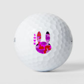 Liebe Bunny Golf Ball (Vorderseite)