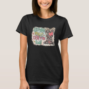 Liebe Bunny Little Miss Cotton Schwanz Leopard Ski T-Shirt