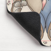 Liebe Bunny Mousepad (Ecke)