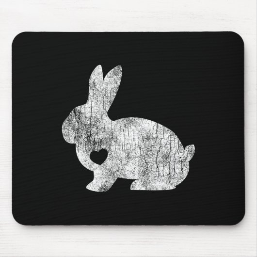 Liebe Bunny Rabbit Lover Tierbesitzer Ostergi Mousepad (Vorne)