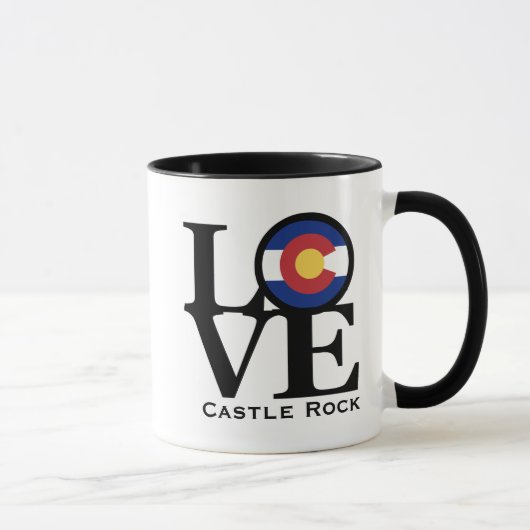 LIEBE Burg Rock Tasse (Rechts)