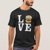 Liebe Burger T-Shirt (Vorderseite)
