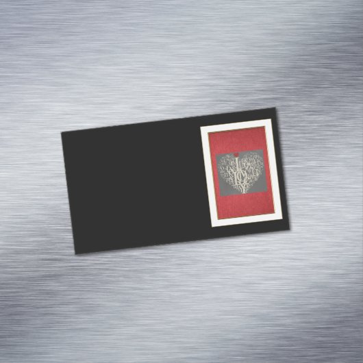 Liebe Business Card Magnet (Beispiel)