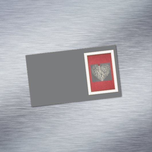 Liebe Business Card Magnet (Beispiel)