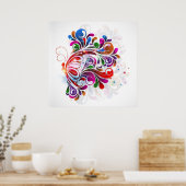 Liebe Butterflies Poster (Küche)