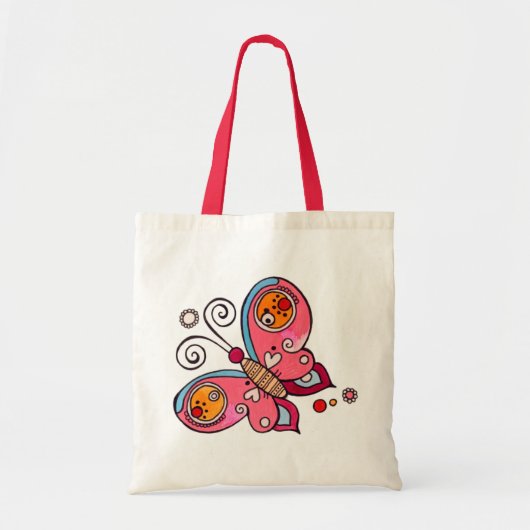 Liebe Butterfly Tragetasche (Vorne)