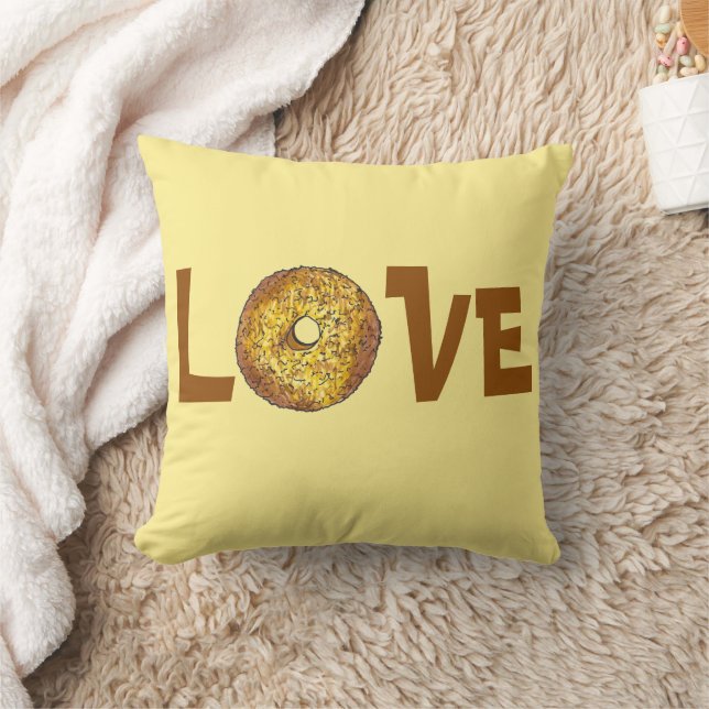 LIEBE Butternut Crunch Donut Doughnut Junk Food Kissen (Decke)