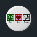 Liebe Button<br><div class="desc">Perfektes Geschenk für diejenigen, die die darstellende Kunst Liebe. Niedliche Knöpfe, die an Ihren Drama-Club weitergegeben werden.</div>