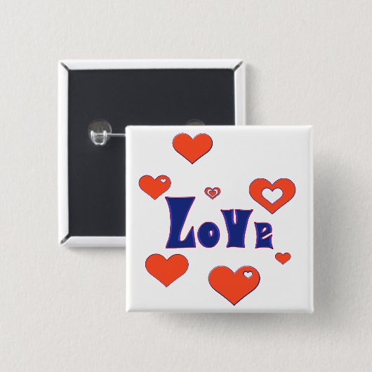Liebe Button (Vorne & Hinten)