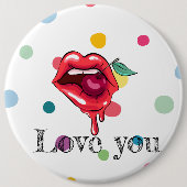 Liebe Button (Vorderseite)