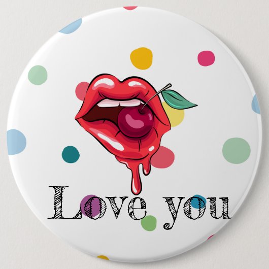 Liebe Button (Vorderseite)