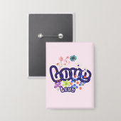 Liebe Button (Vorderseite/Rückseite)