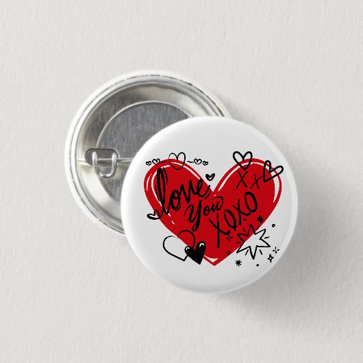 Liebe Button (Vorne & Hinten)
