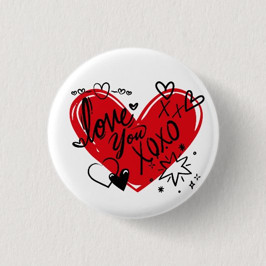 Liebe Button (Vorderseite)