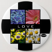 LIEBE Button mit Platz für 4 Fotos HAMbyWG (Vorderseite)