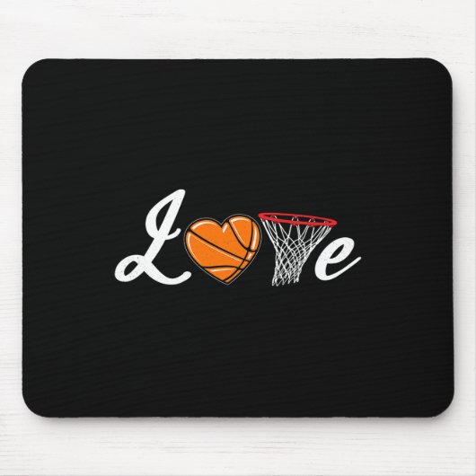 Liebe Bysketbyll Fan Player Coach Byllers Men Wome Mousepad (Vorne)