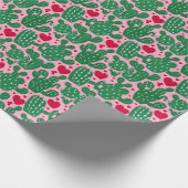 Liebe Cactus Pattern Geschenkpapier (Ecke)