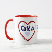 Liebe Café Au Lait - Ringer Tasse (Links)