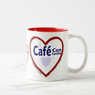 Liebe Café Betrug Leche - Zwei-Ton Tasse