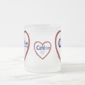 Liebe Café Con Leche - Mattierte Tasse (Mittel)