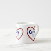 Liebe Café - Espresso Tasse (Vorderseite Rechts)