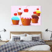 Liebe Cake's Leinwanddruck (Insitu (Schlafzimmer))