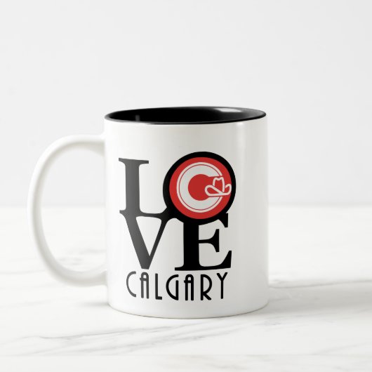 LIEBE Calgary 11oz Zweifarbige Tasse (Links)