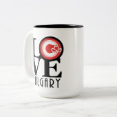 LIEBE Calgary 15oz Zweifarbige Tasse (Vorderseite Links)