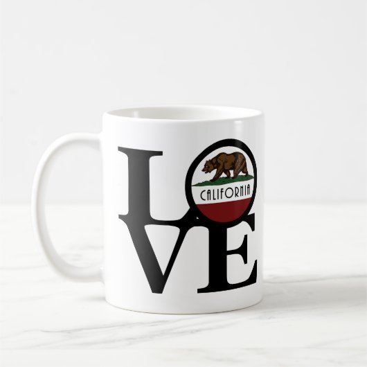 LIEBE California 11oz Kaffeetasse (Links)