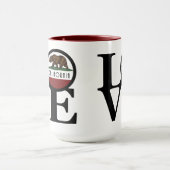 LIEBE California 15oz Tasse (Zentrum)