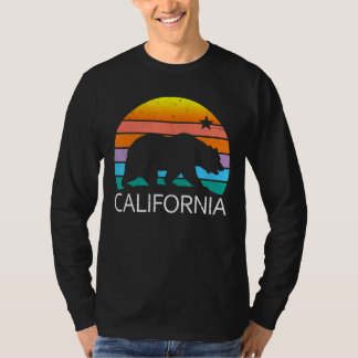Liebe California Retro Vintag Cali Pride Bear Sonn T-Shirt
