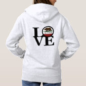 LIEBE California (Rückseite) Hoodie (Rückseite)