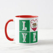 Liebe California State Flag Herbst Prix Tasse (Links)