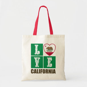 Liebe California State Flag Herbst Prix Tragetasche