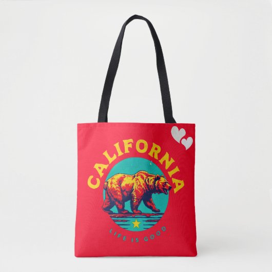 Liebe California Totasche Tasche (Vorderseite)