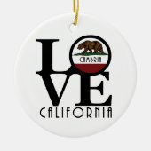 LIEBE Cambria Keramik Ornament (Vorne)