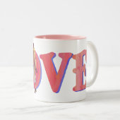 LIEBE Camel Zwei-Tone-Kaffee-Tasse Zweifarbige Tasse (VorderseiteRechts)