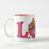 LIEBE Camel Zwei-Tone-Kaffee-Tasse Zweifarbige Tasse (Links)
