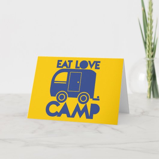 Liebe CAMP essen Feiertagskarte (Vorderseite)