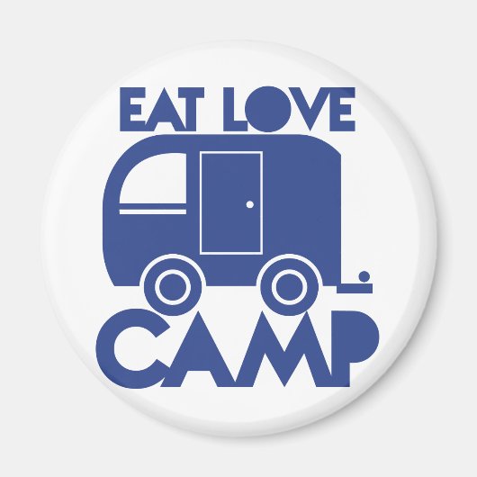 Liebe CAMP essen Magnet (Vorne)