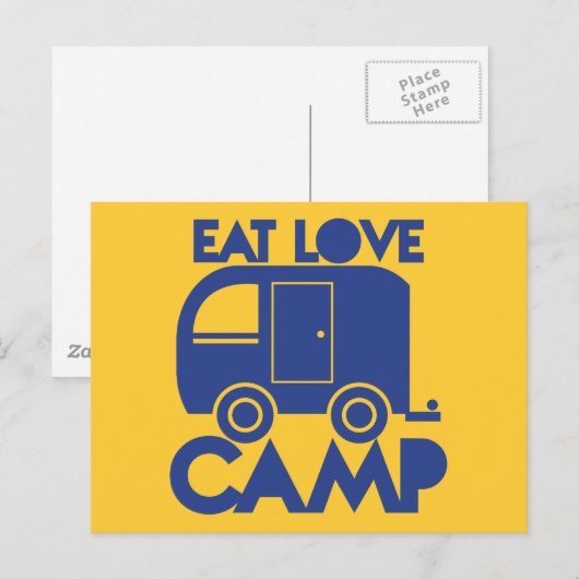 LIEBE CAMP ESSEN POSTKARTE (Vorne/Hinten)