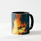 Liebe Camping Bonfire Campfire Kundenspezifisch Tasse (VorderseiteRechts)