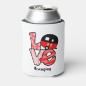 Liebe Camping #Camping Dosenkühler (Kanne Rückseite)